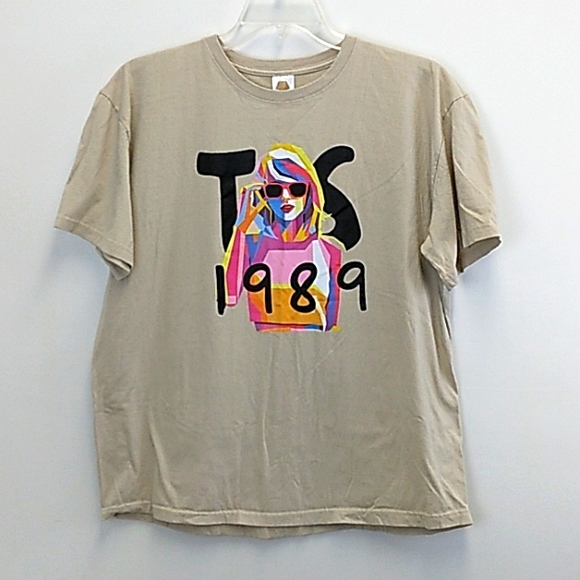 Graphic Tops Tops - Taylor Swift 1989 T Shirt 100% Cotton Plus Size 2X‎ Women's XL Men's